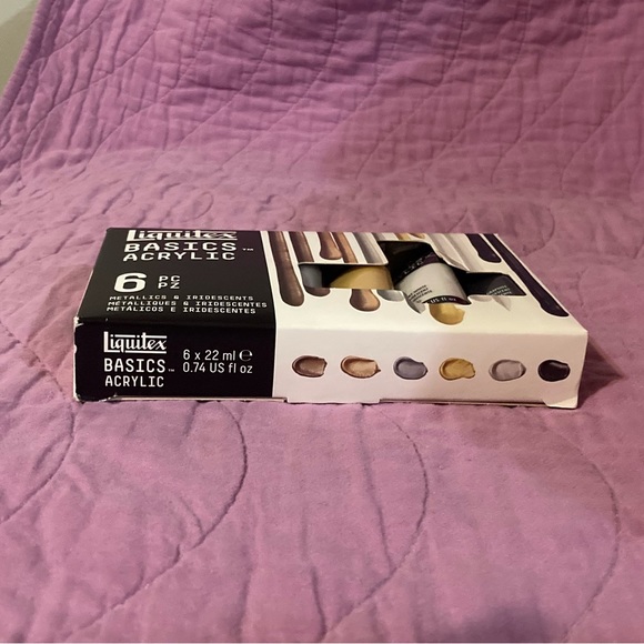 liquitex Art Liquitex Basics Acrylic Paint Metallic And Iridescent
